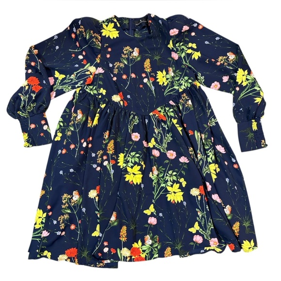 Tuckernuck Pomander Place Wildflower Spencer Dress w/ Puff Sleeves Size Medium - Picture 3 of 9